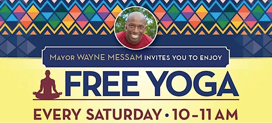 A Time to Heal Yoga, hosted by Mayor Messam